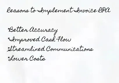 reasons to implement invoice RPA