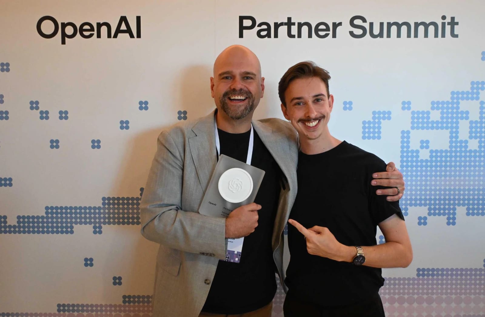 Affinda receiving the OpenAI APAC Customer Impact Award at the OpenAI Partner Summit, 2026